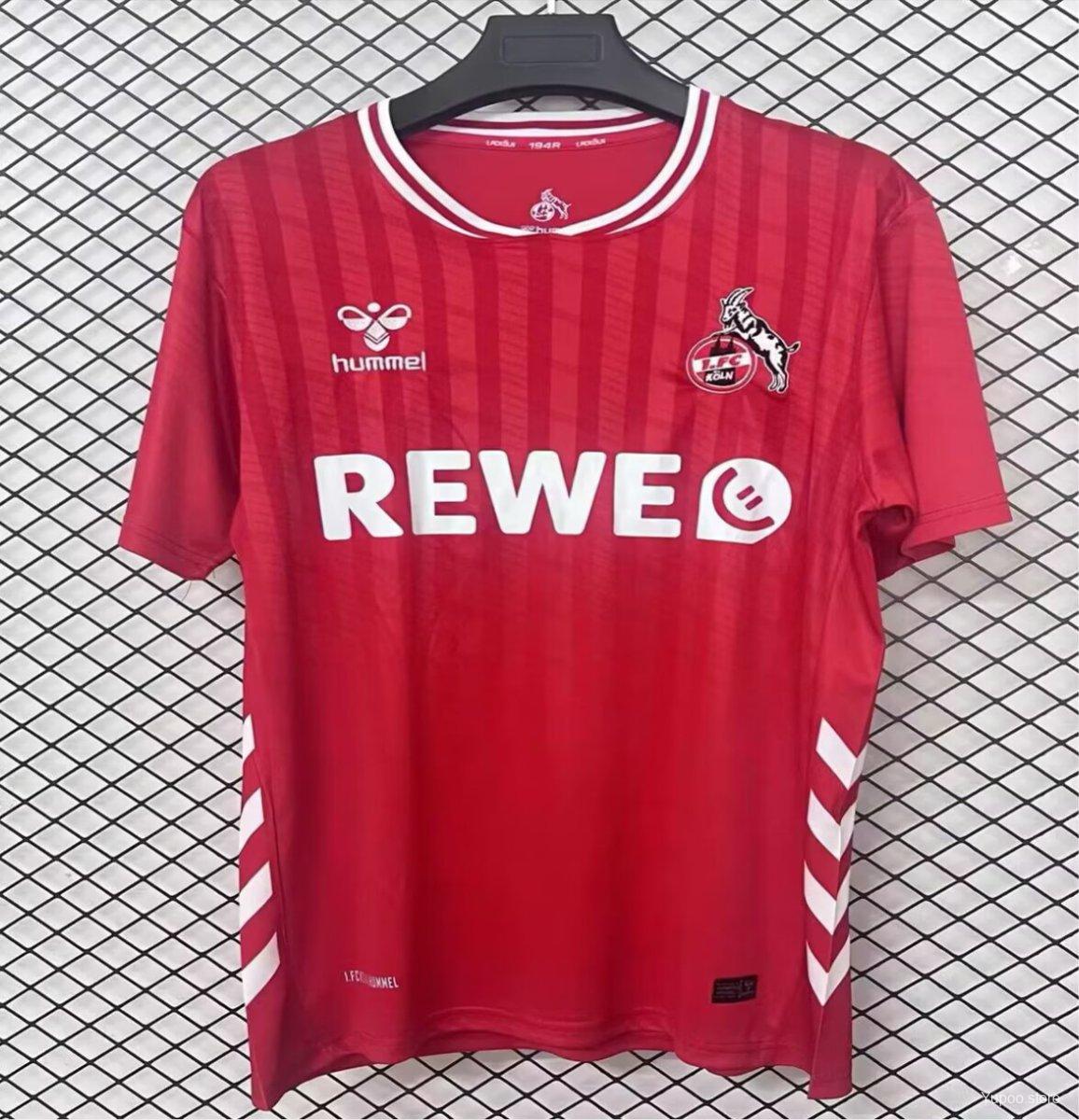 Camiseta de fútbol Köln 2025/26 VISITANTE MANGA CORTA VERSION FAN